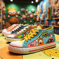 Cartoon-Themed Sneakers